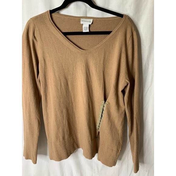 Soft Surroundings Corset-style Front Side Closure Top Size L  Angora and Cotton* - Picture 4 of 7